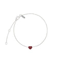 Little Big Love Bracelet Burgundy - Silver