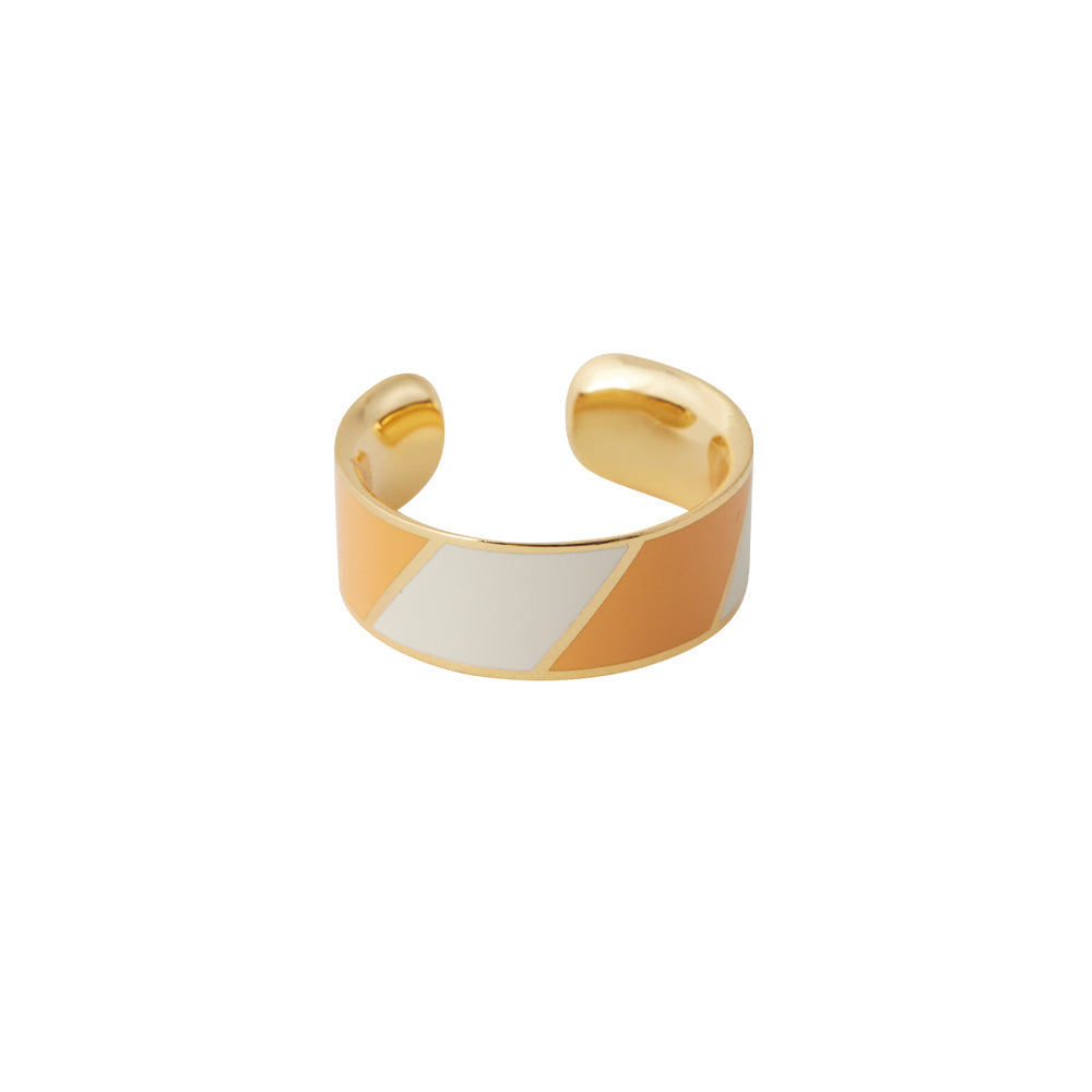 Big Striped Candy Ring (8mm)