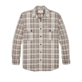 Filson's Washed Feather Cloth Shirt - Light Brown / Natural Plaid
