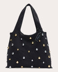 Studded Denim Market Tote