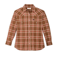 Women's Western Flannel Shirt - Clay Dust