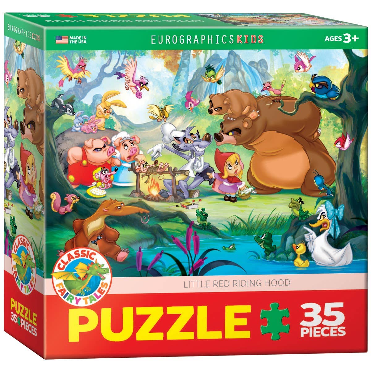 Eurographics Puzzles Canada - Little Red Riding Hood - Premium Quality