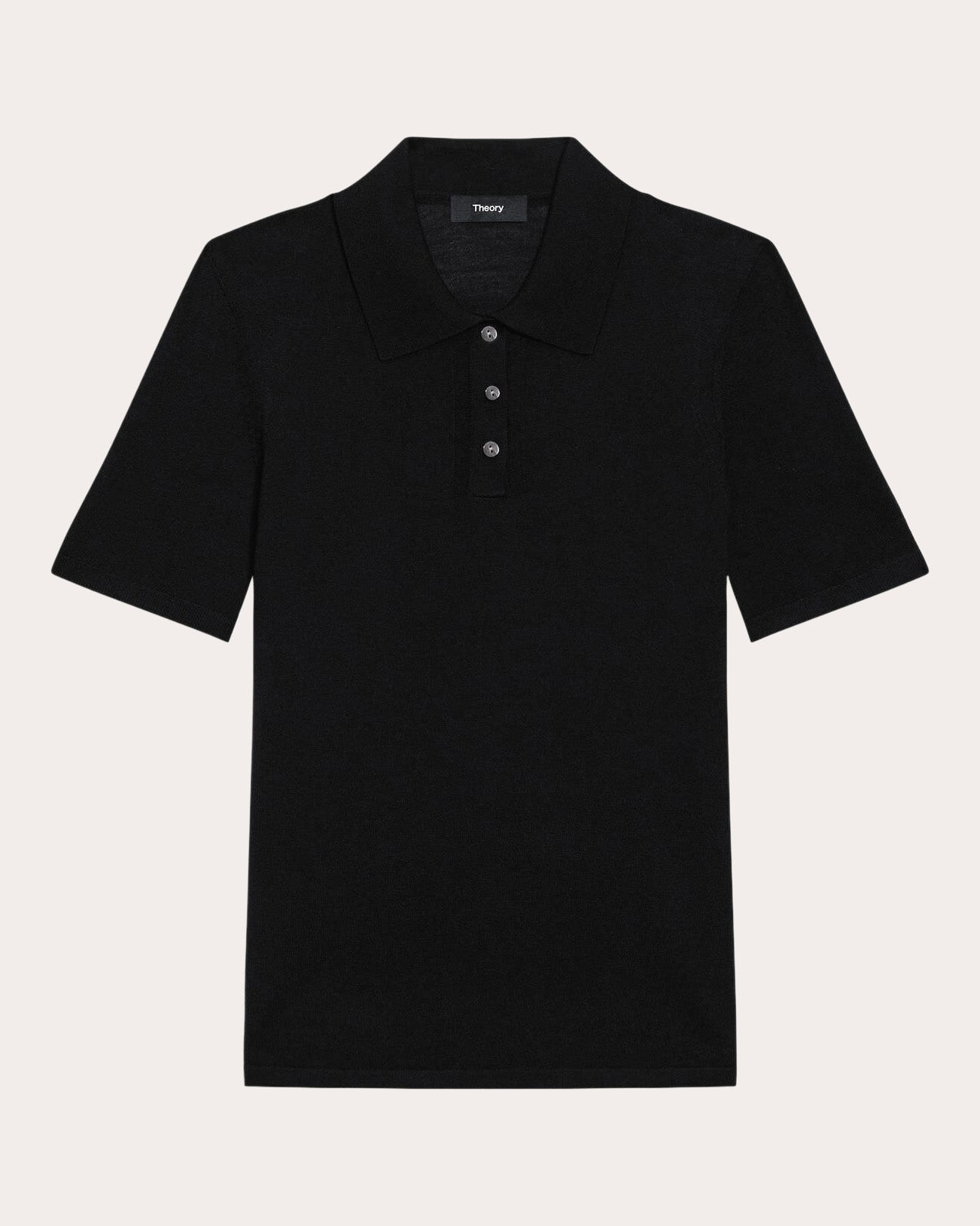 Regal Wool Pointelle-Trim Polo