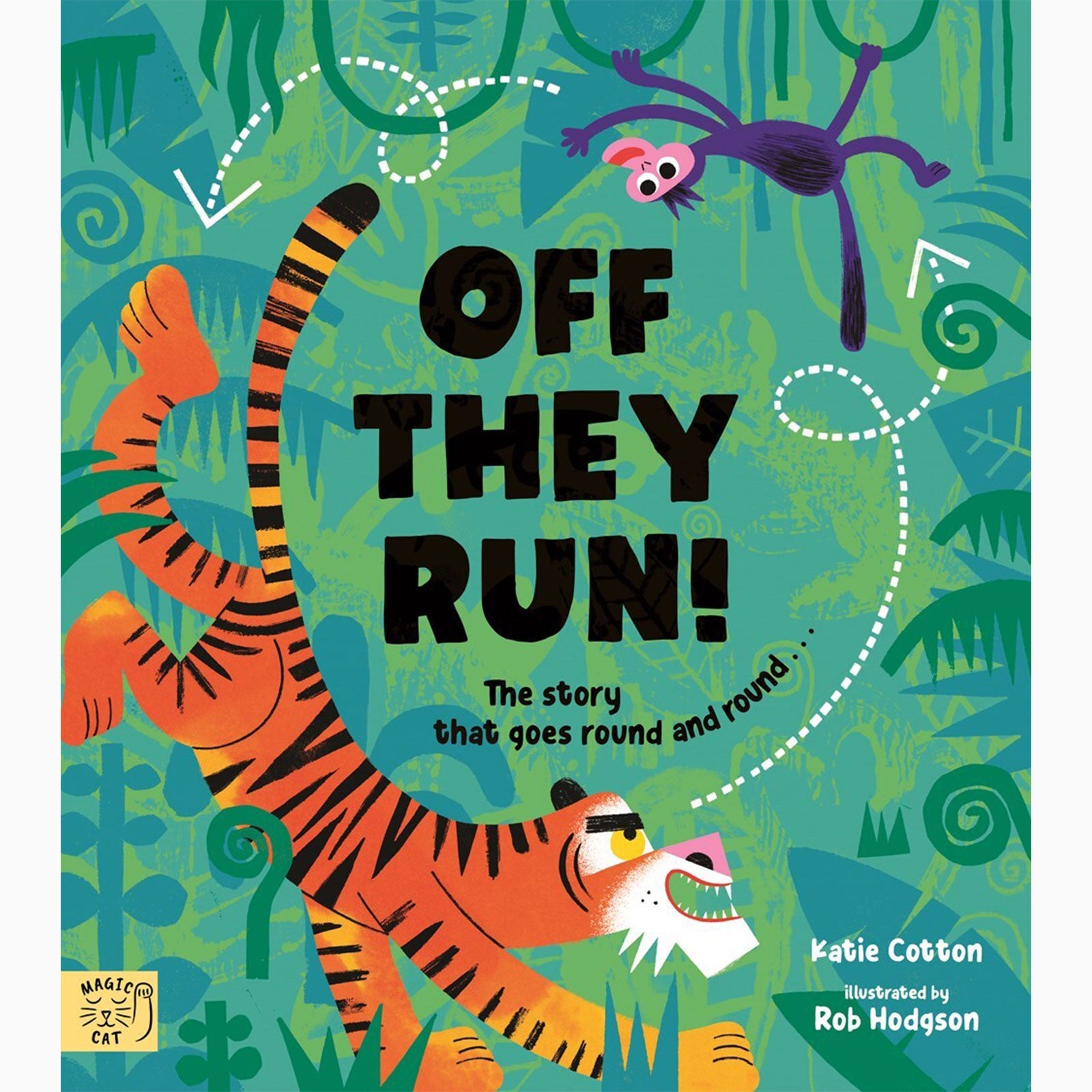 Off They Run Children's Flip Story Book