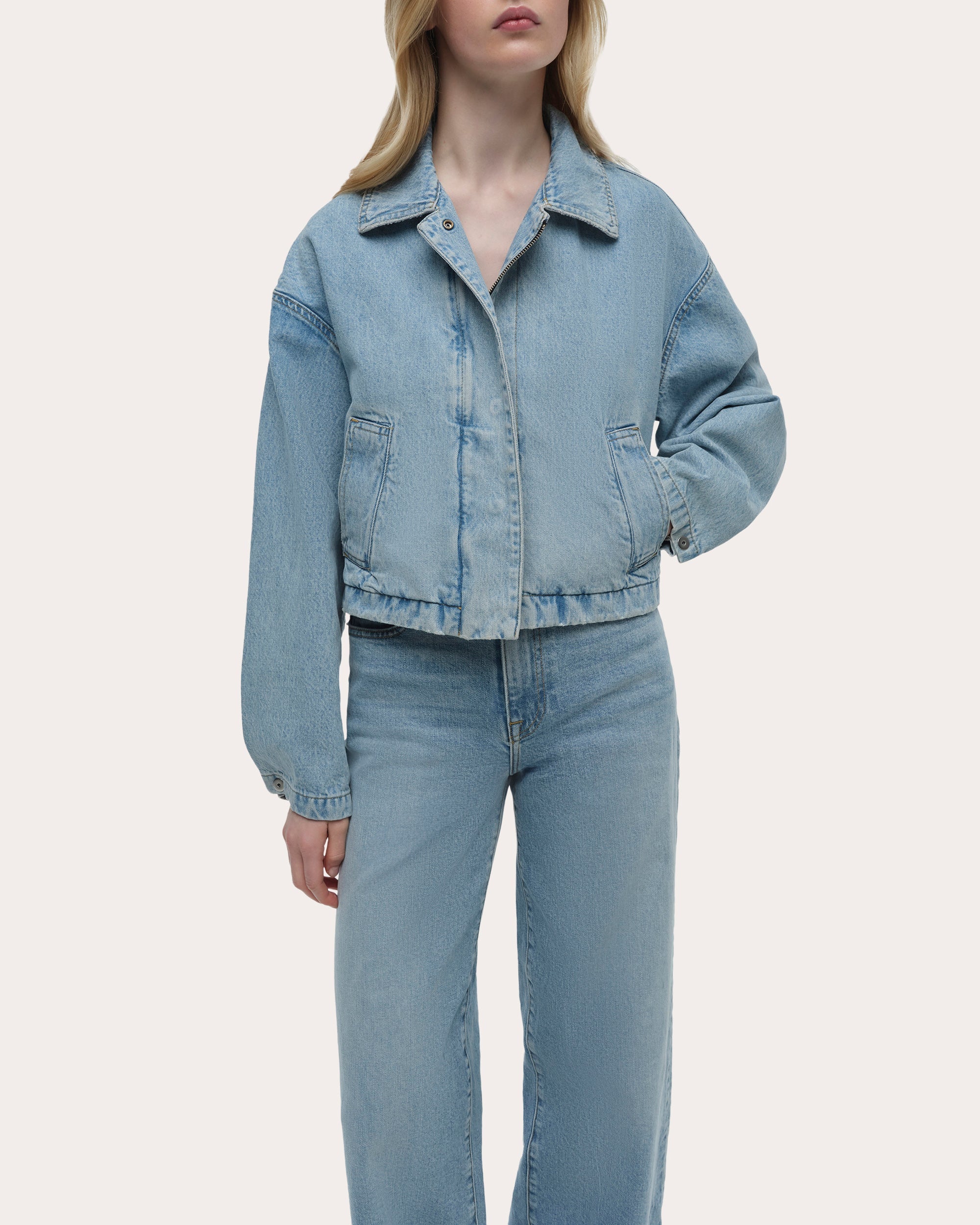 Everli Cropped Denim Jacket