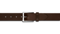 1 1/2" Lightning Bolt Keeper Belt - Deep Brown