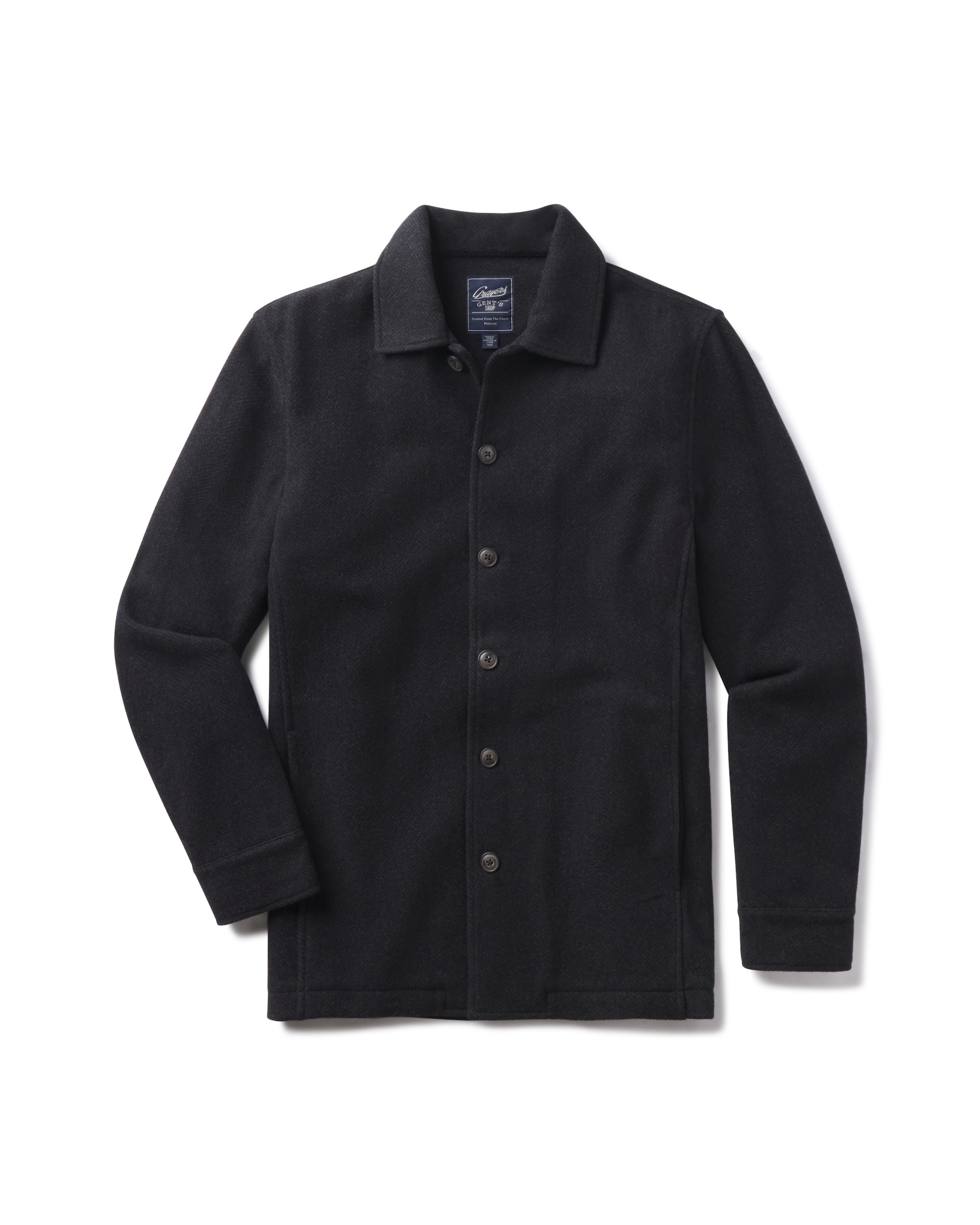 Watson Wool Car Coat - Charcoal
