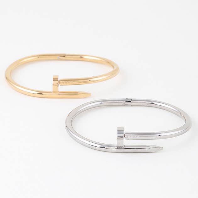 Curved Nail Wrap Bracelet