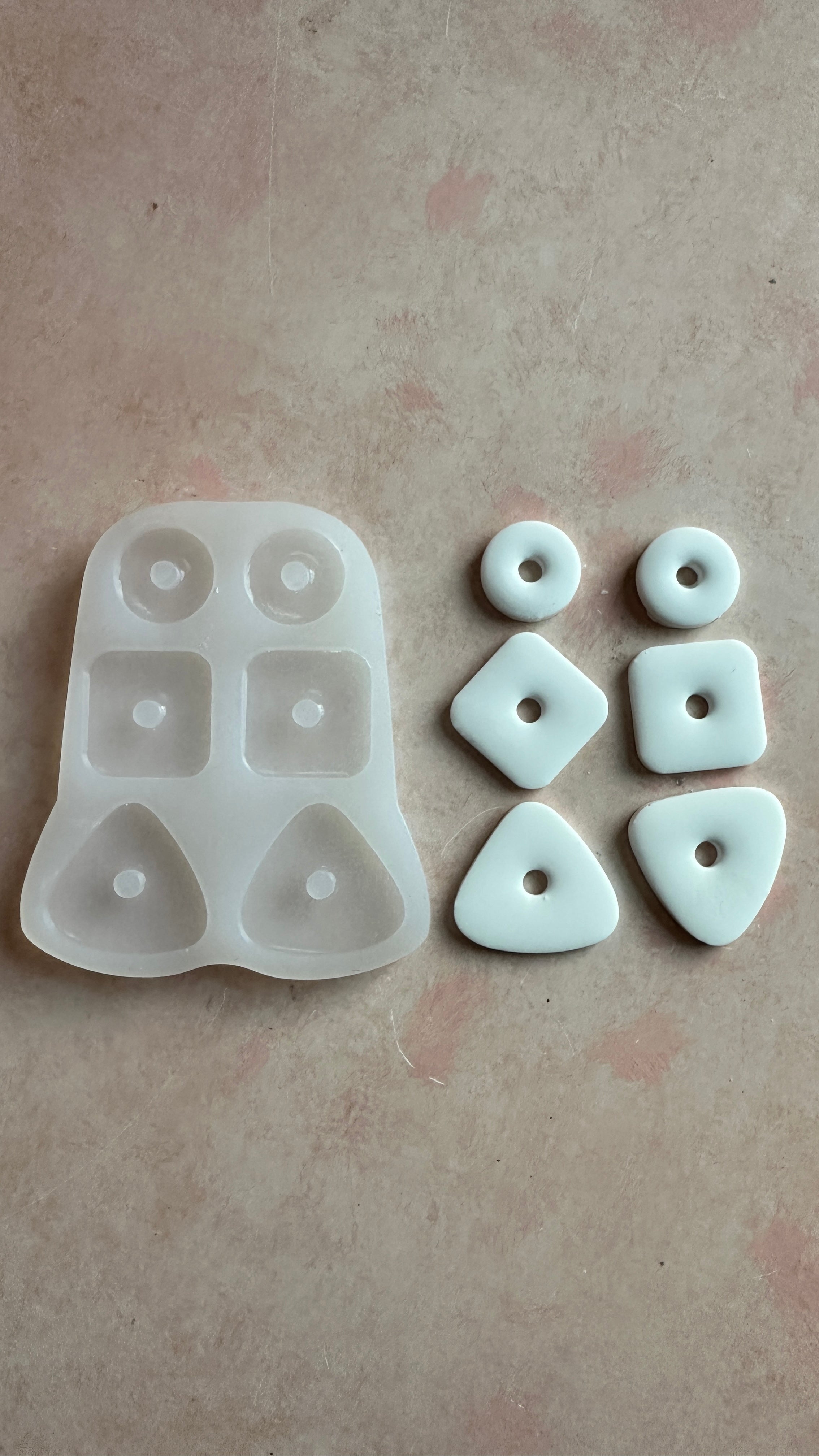 Soft Basic Shapes Boho Earrings Silicone mold