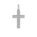 Diamond Baguette Cross