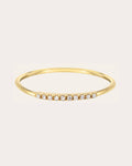 Diamond & 14k Gold Segment Ring