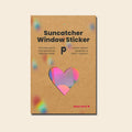 Suncatcher Window Sticker Heart, Rainbow Maker