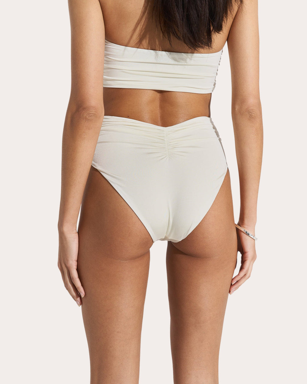 Haven Ruched Underwire Halter Bikini Top