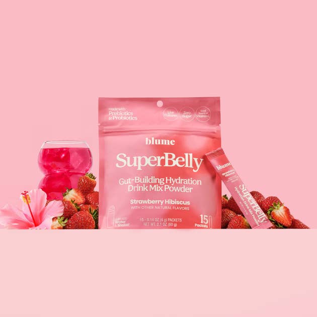 SuperBelly Strawberry Hibiscus