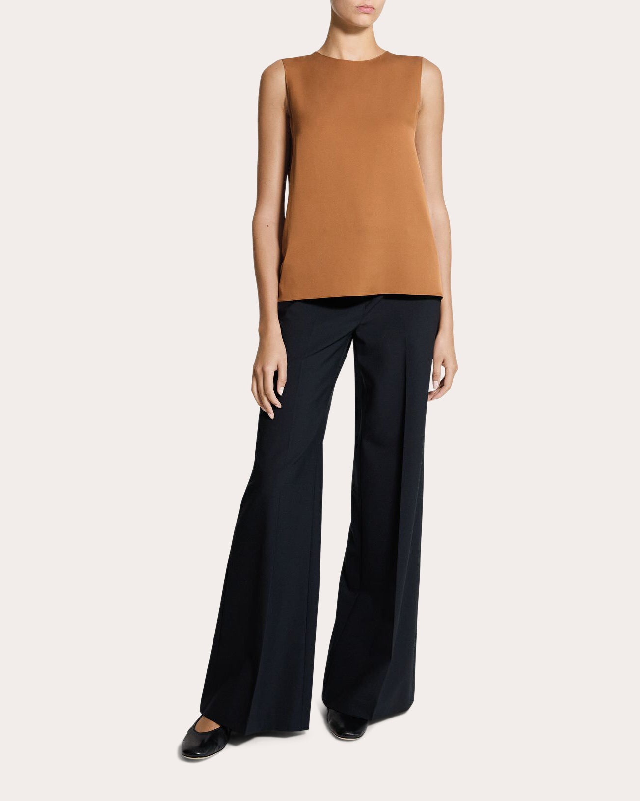 Silk Georgette Shell Top