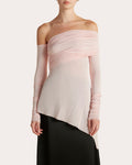 Jersey Draped Asymmetric Top