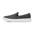 Women's Wool Cruiser Slip On - Dark Grey (Light Grey Sole)