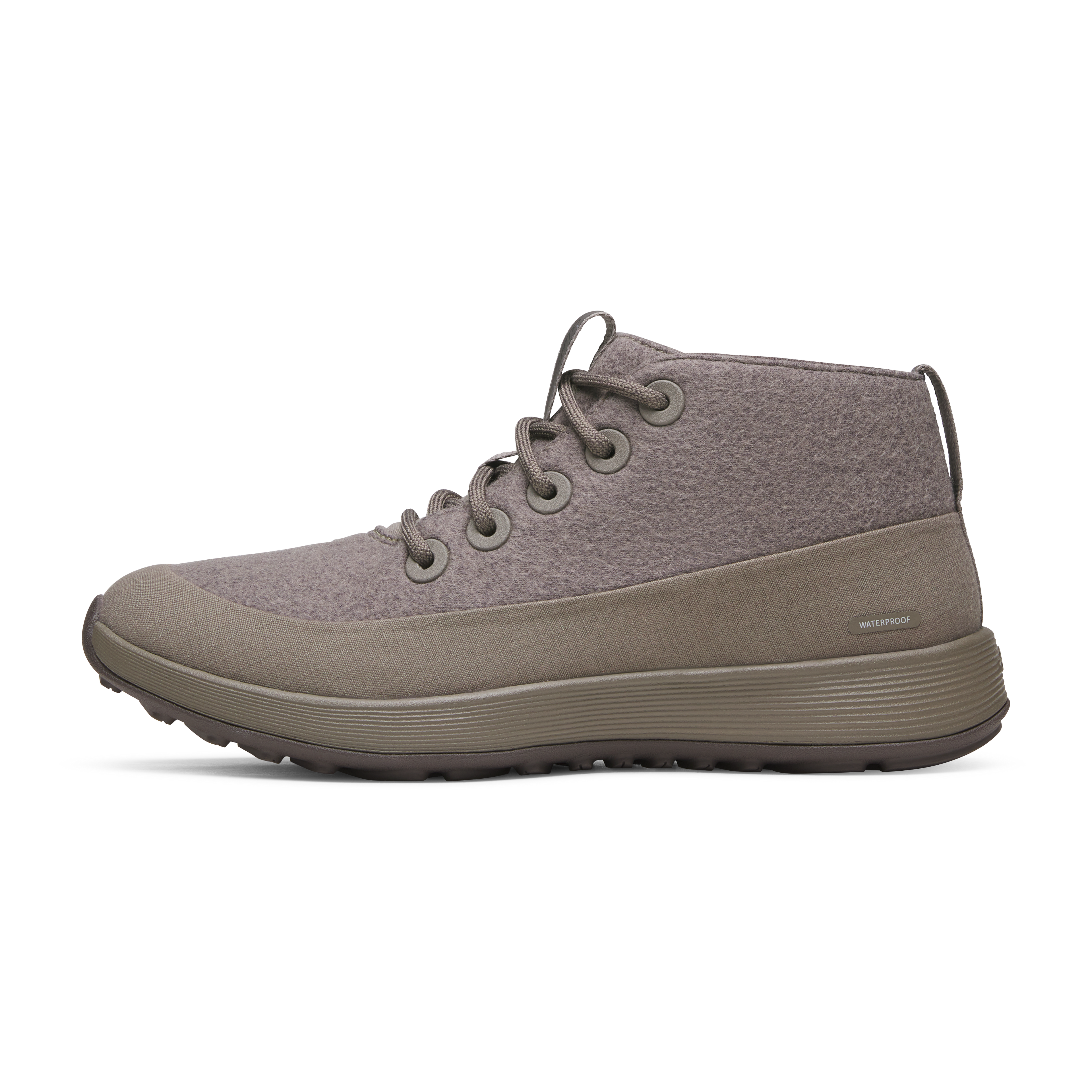 Men's Wool Runner NZ Mid Waterproof - Weathered Brown (Weathered Brown Sole)