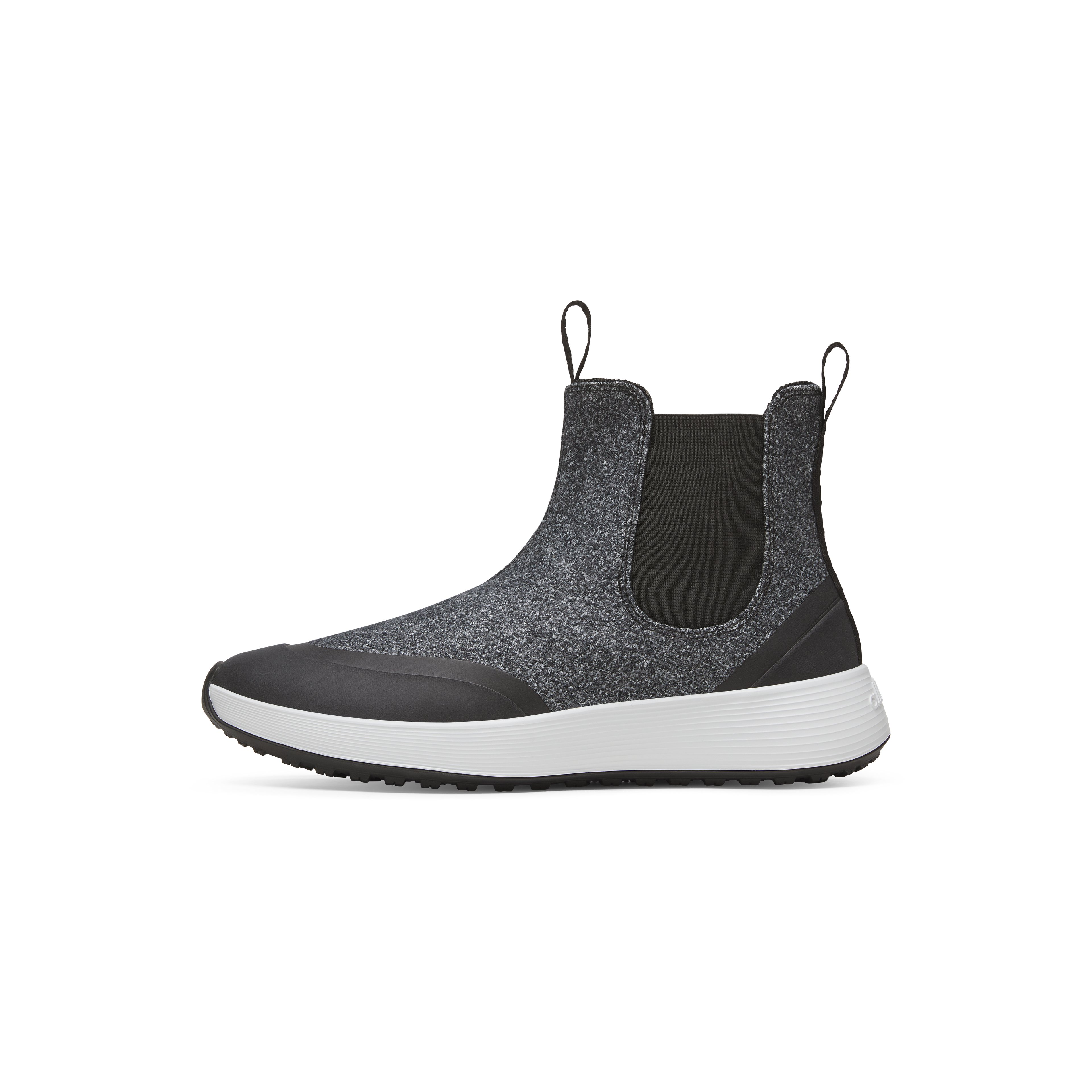 Men's Wool Runner Chelsea - Natural Grey (Light Grey Sole)