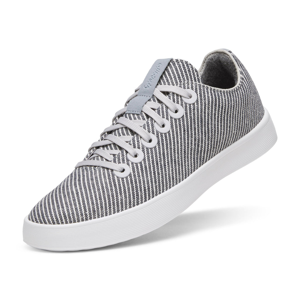 Men's Cruiser Canvas Stripes - Deep Navy (Blizzard Sole)