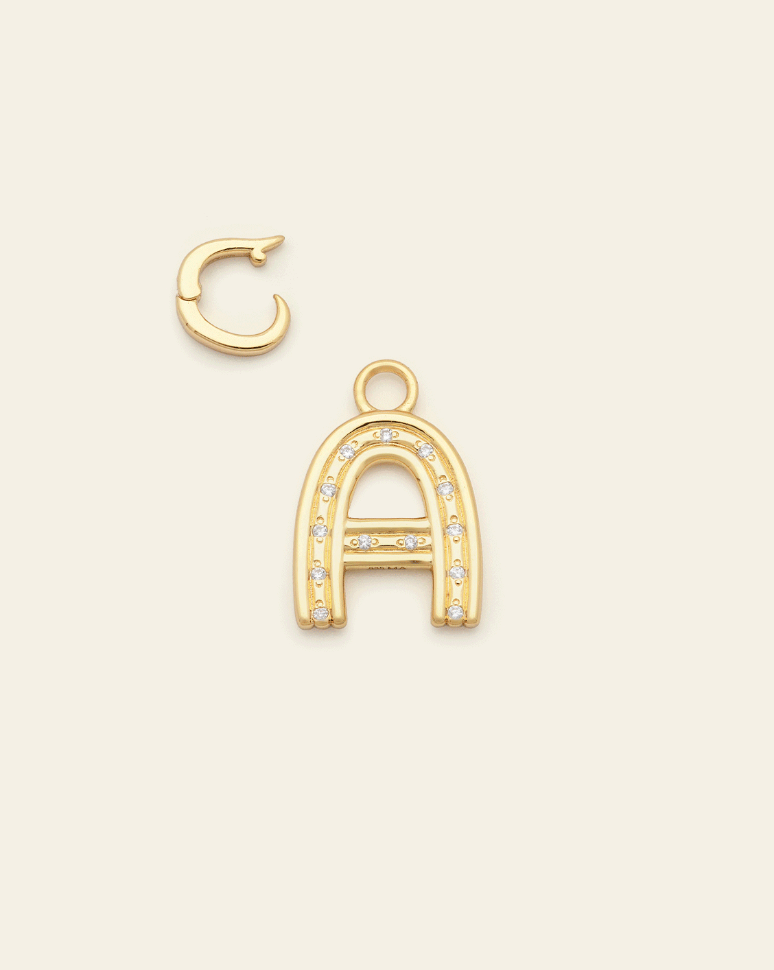 ALPHAbet Charm - Gold Vermeil