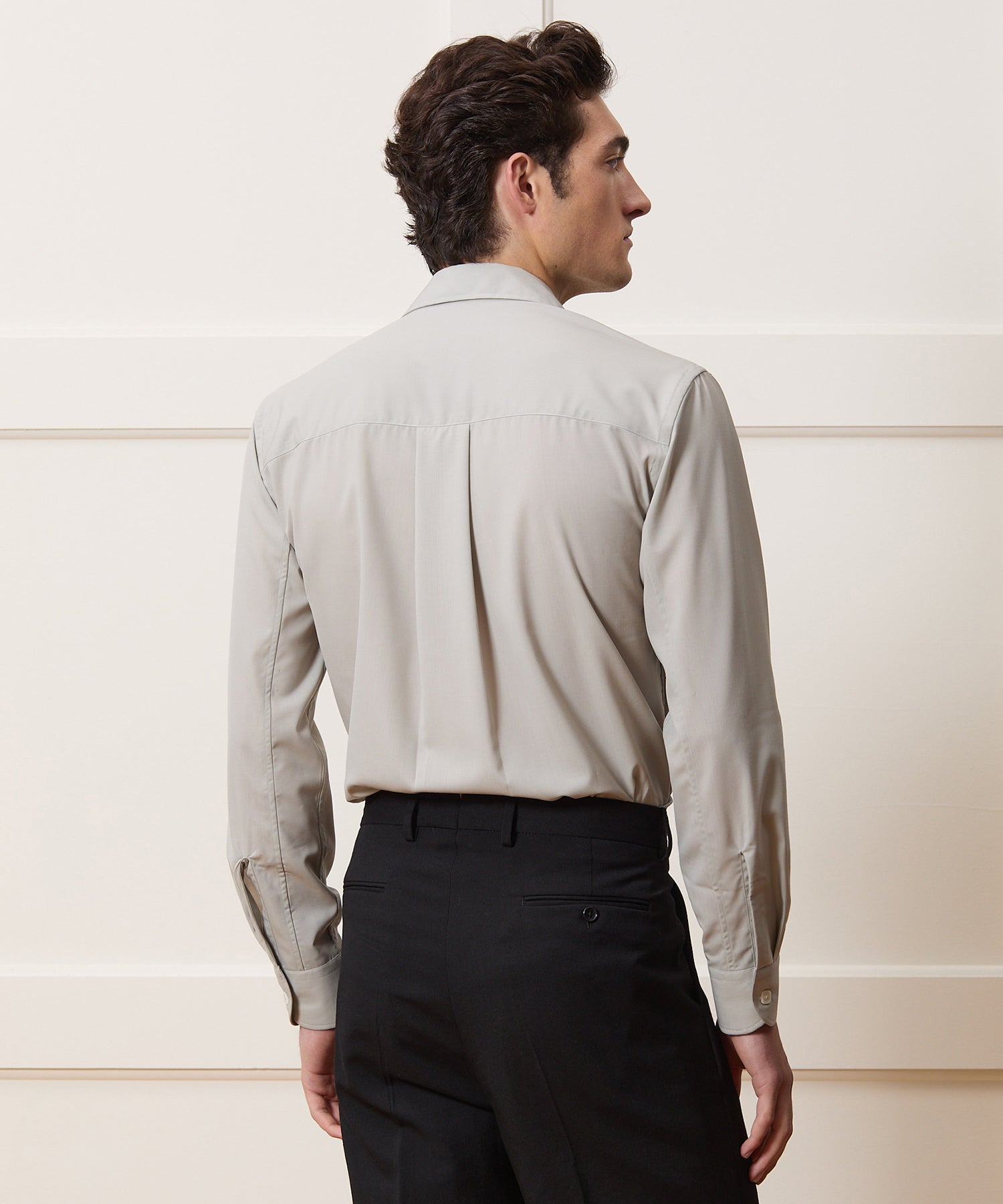Armando Cabral Long Sleeve Camp Collar Dress Shirt