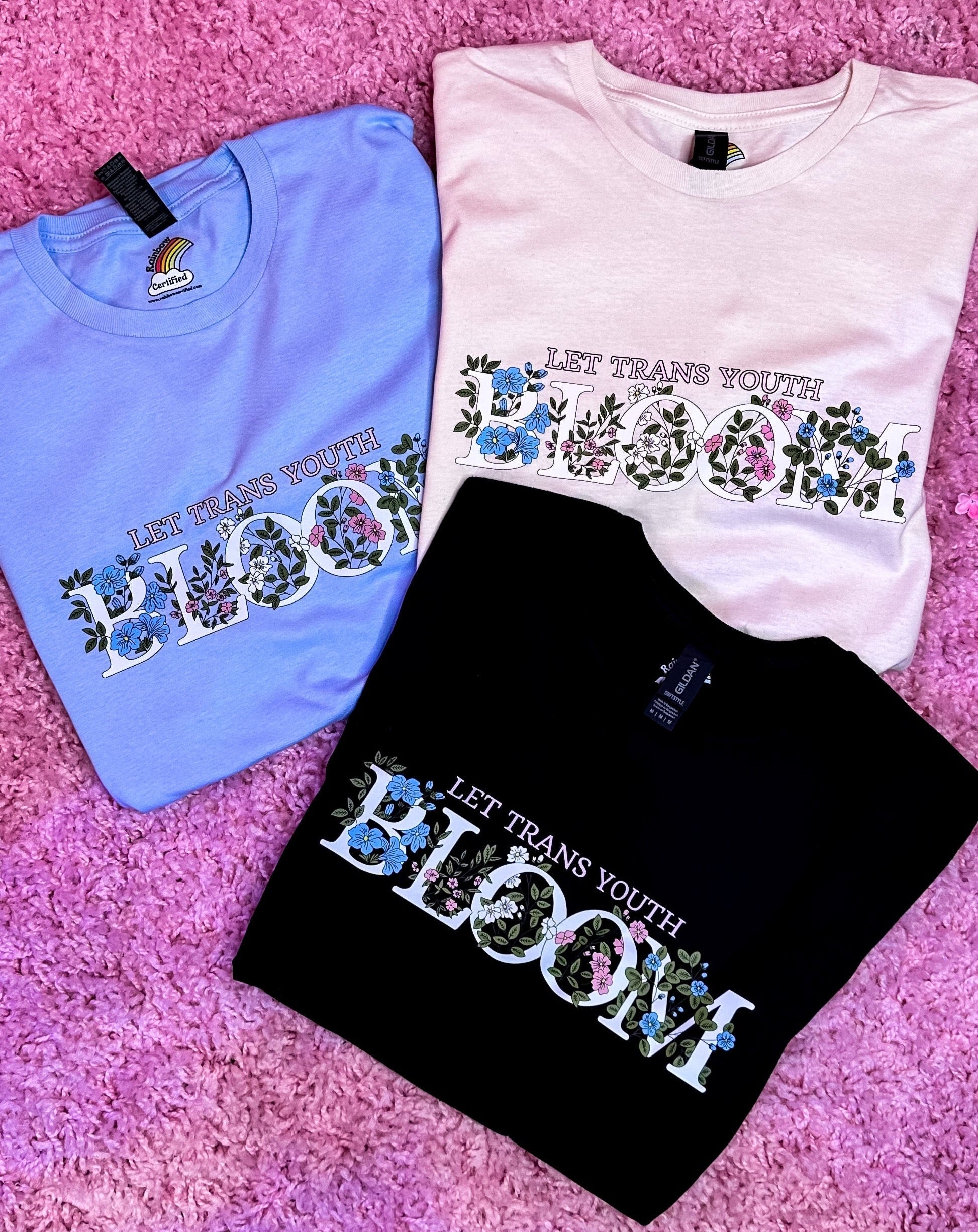 Let Trans Youth Bloom Unisex T-Shirt