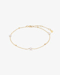 TERESA | Pearl and Gold Beaded Bracelet