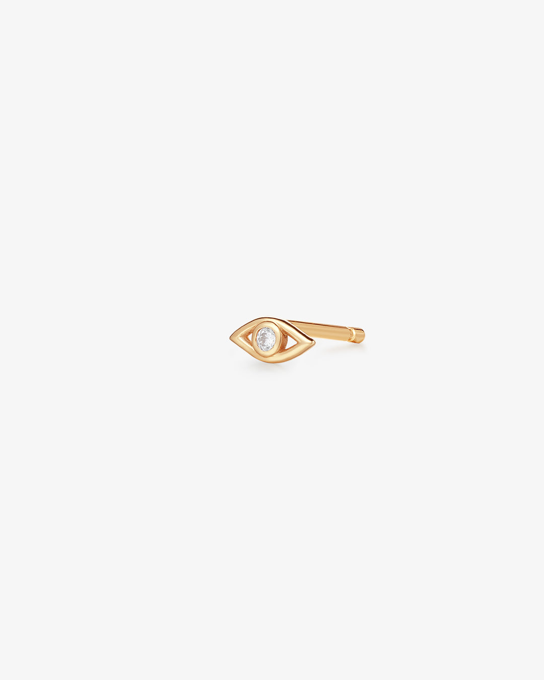 CHARLOTTE | Diamond Evil Eye Single Stud Earring