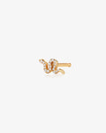 NEFERTITI | Diamond Snake Single Earring
