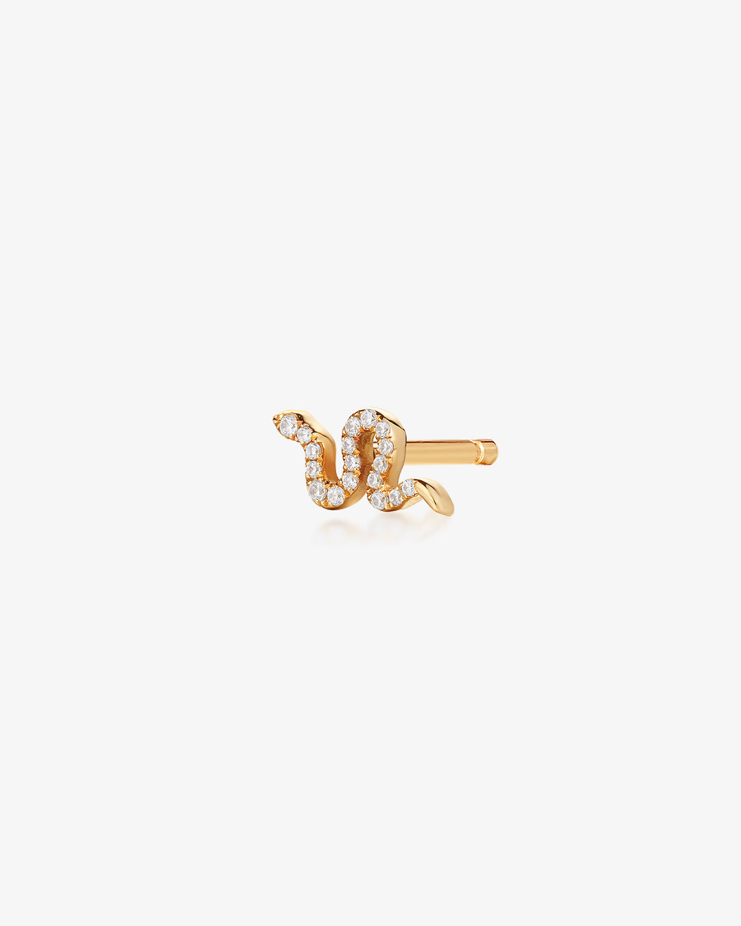 NEFERTITI | Diamond Snake Single Earring
