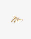 CHANDRA | White Sapphire Single Stud