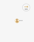 SPHERE | 3MM Round Threadless Flatback Earring