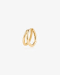 PRESLEY | Double Row Huggie Hoop