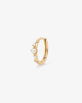 MAYA | Pearl and Lab Grown Diamond Huggie