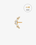 VIENNA | White Sapphire Stud Earring