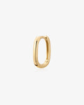 MARYKATE | Narrow Paperclip Huggie