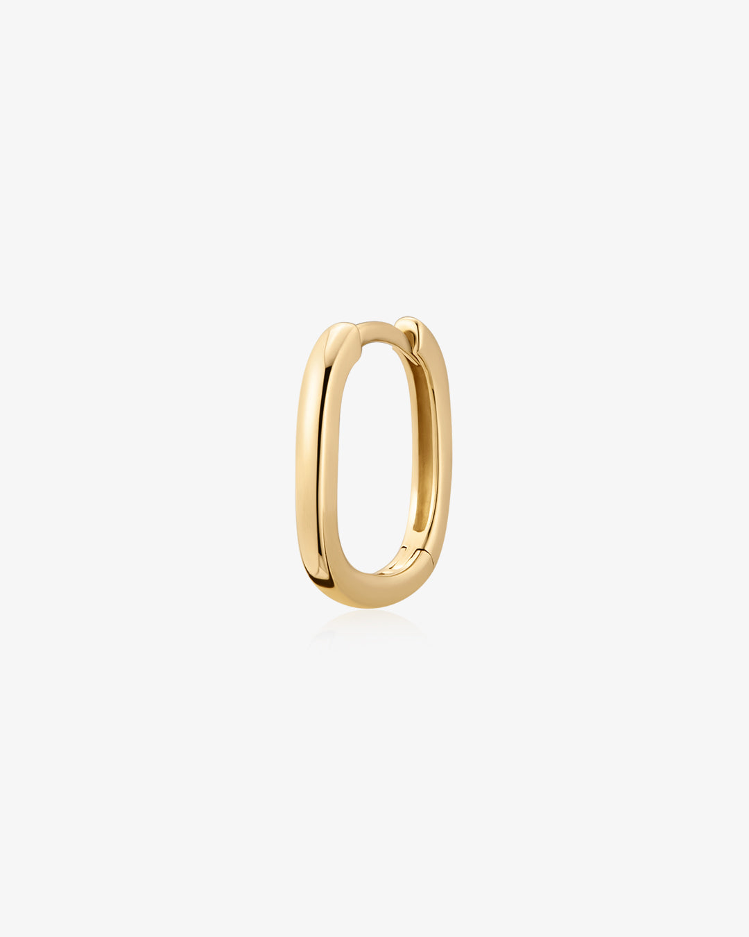 MARYKATE | Narrow Paperclip Huggie