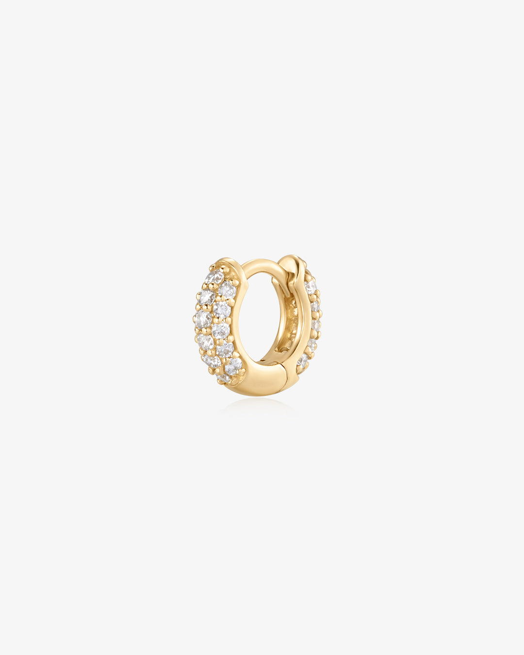 IVANKA | Double Row Lab Grown Diamond Huggie