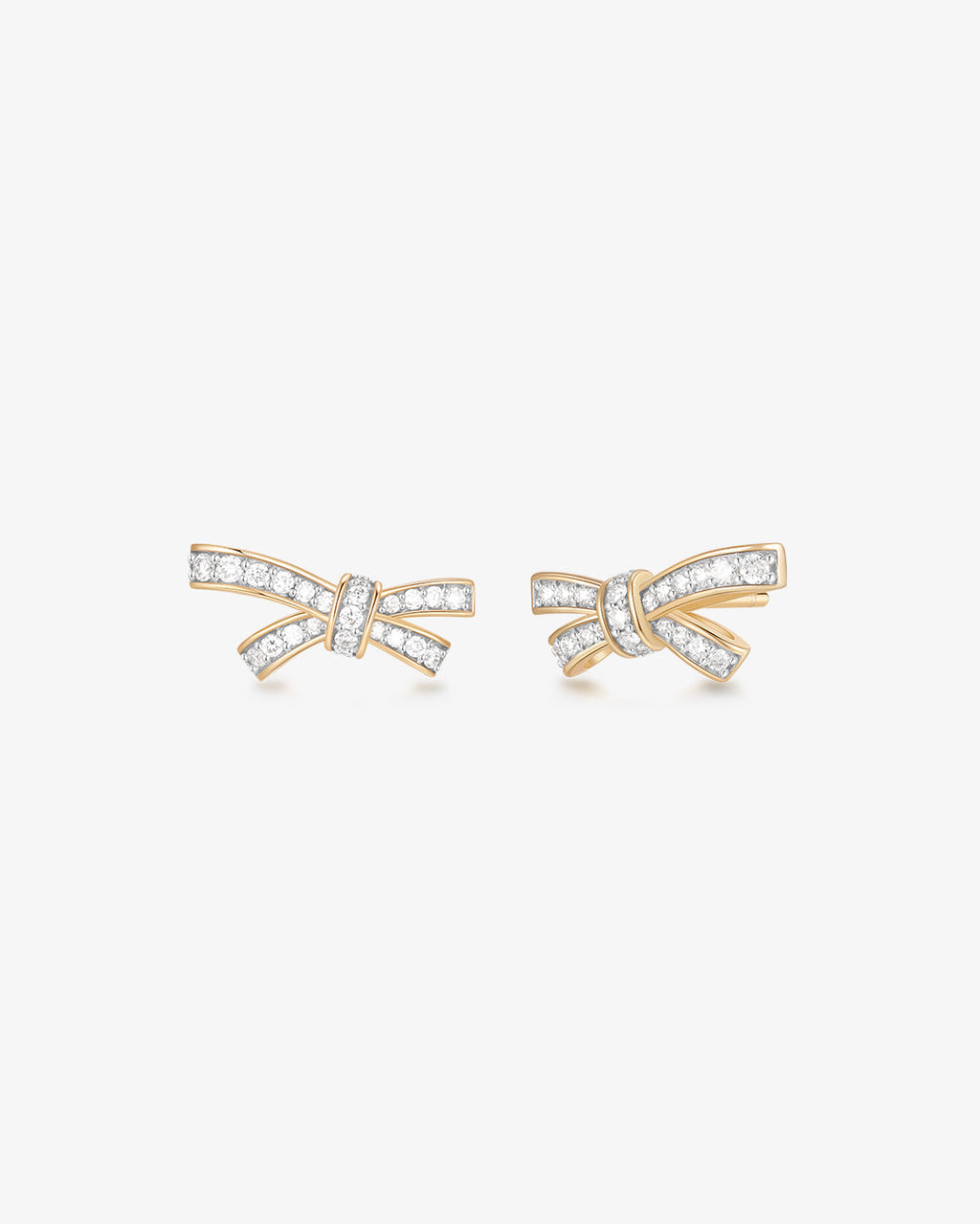 TESS | Lab Grown Diamond Bow Pair Stud Earrings