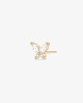 CASSANDRA | Marquise Lab Grown Diamond Butterfly Single Stud Earring