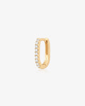 SOLEIL | Bead Set Lab Grown Diamond Huggie