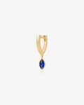 CIEL | Dangle Marquise Lab Grown Sapphire Huggie