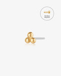 ARIA | Trio Dots Threadless Flatback Earring