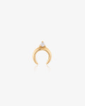 GLORIA | Diamond Arc Single Piercing Earring