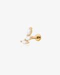 BRIAR | Triple Marquise Lab Grown Diamond Threaded with Flatback