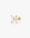 CALLISTA | Marquise Pointed Star Threaded Flatback
