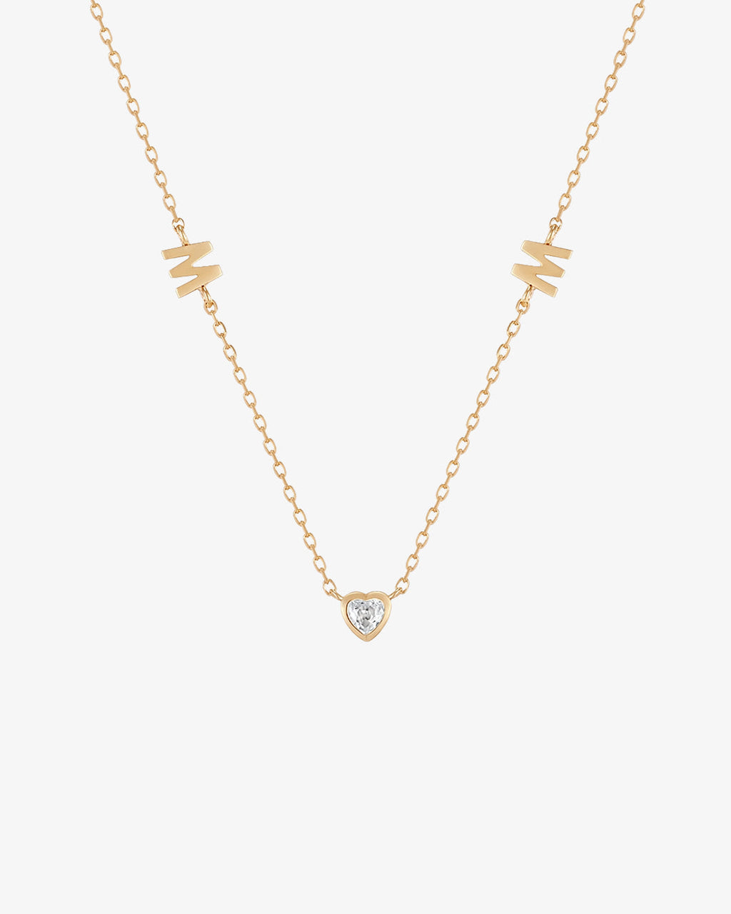 MAE | White Sapphire Mom Necklace