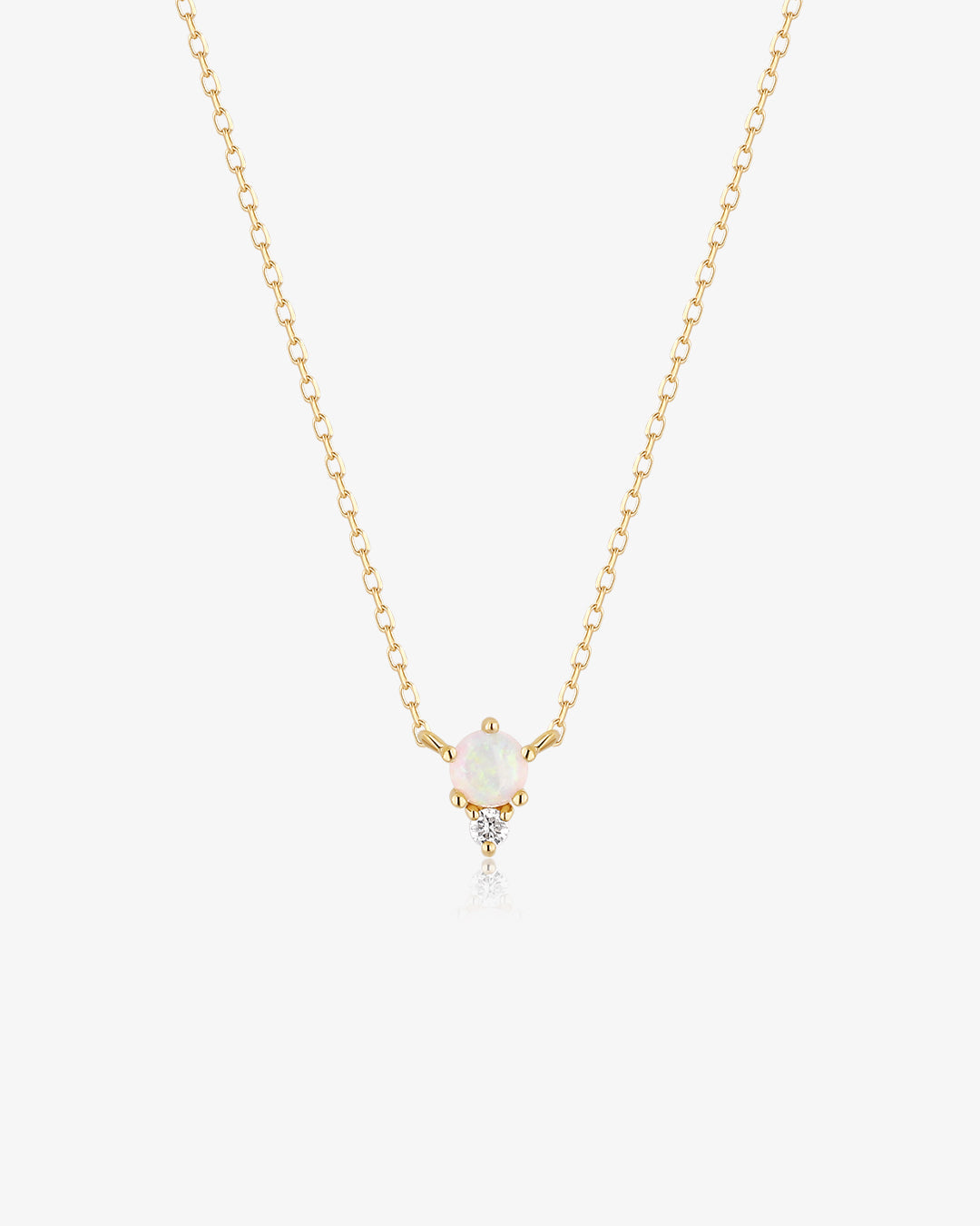 ZENA | Opal and Diamond Necklace