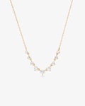 ROSAMUND | Rose Cut White Sapphire Necklace